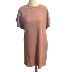 CASUAL textured tshirt dress size medium
